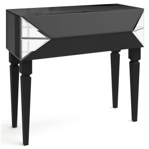 Консоль черная с ящиками и зеркальной отделкой "Роялти" GRAUM  304049 Черный