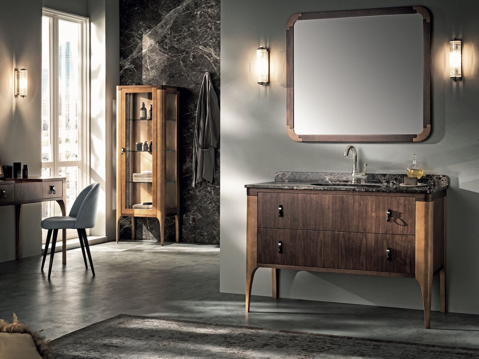 Подвесной умывальник с ящиками Gaia Mobili Contemporary ARCH-00040589