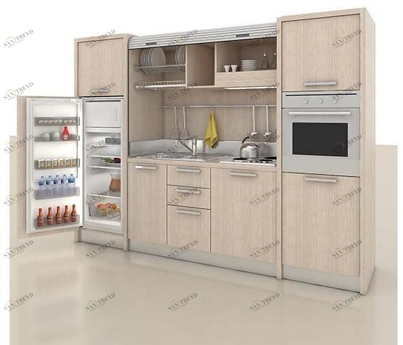 Mobilspazio Мини-кухня из дерева Zeus K137