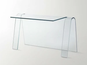 Glas Italia Прямоугольный стол из хрусталя  Fol01