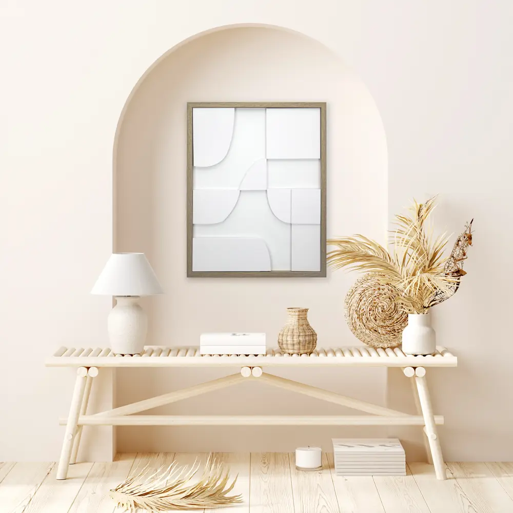 Декоративное панно Геометрия полистирол белый 40x50 см Santreyd STLM-2147944 - Вид №3