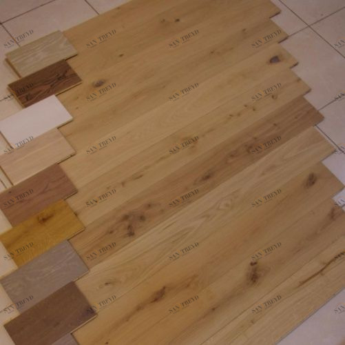 Паркетная доска Da Vinci Дуб Рустик (Гладкая) 1600-2200х165 мм 2600600727