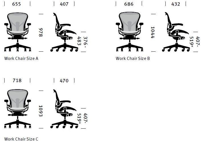 Herman Miller Стул офисный вращающийся с 5 спицами на колесиках Aeron sun-id-1447426 - Вид №49