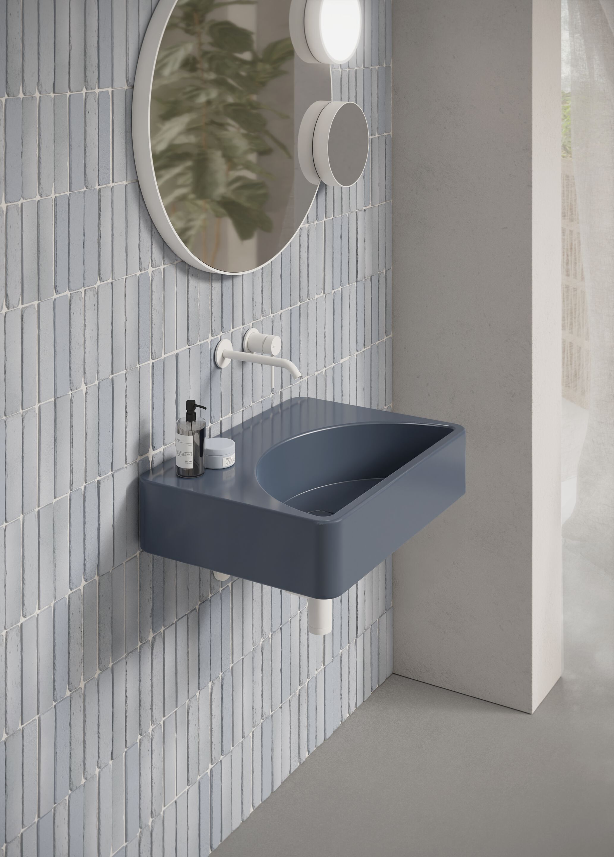 Керамический одиночный умывальник Alice Ceramica Lunaris ARCH-00128231 - Вид №2