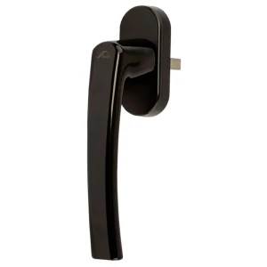 Ручка оконная Rotoline алюминиевая черная 130 мм 89405733