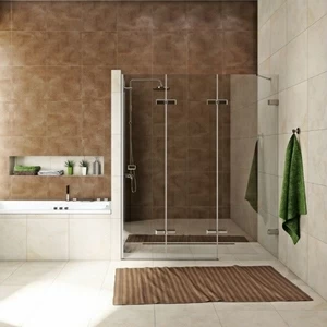 Душевая дверь в нишу 160x200 GK-863D стекло прозрачное 6 мм GUTEWETTER TREND DOOR