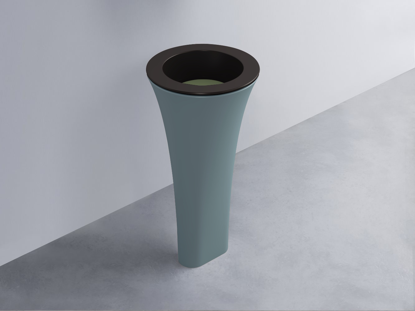AMLA45-LV+AMPILT-AG+AMCOLT-PL Раковина Amedeo Tondo отдельностоящая cielo Enjoy + Amedeo Ceramica Cielo