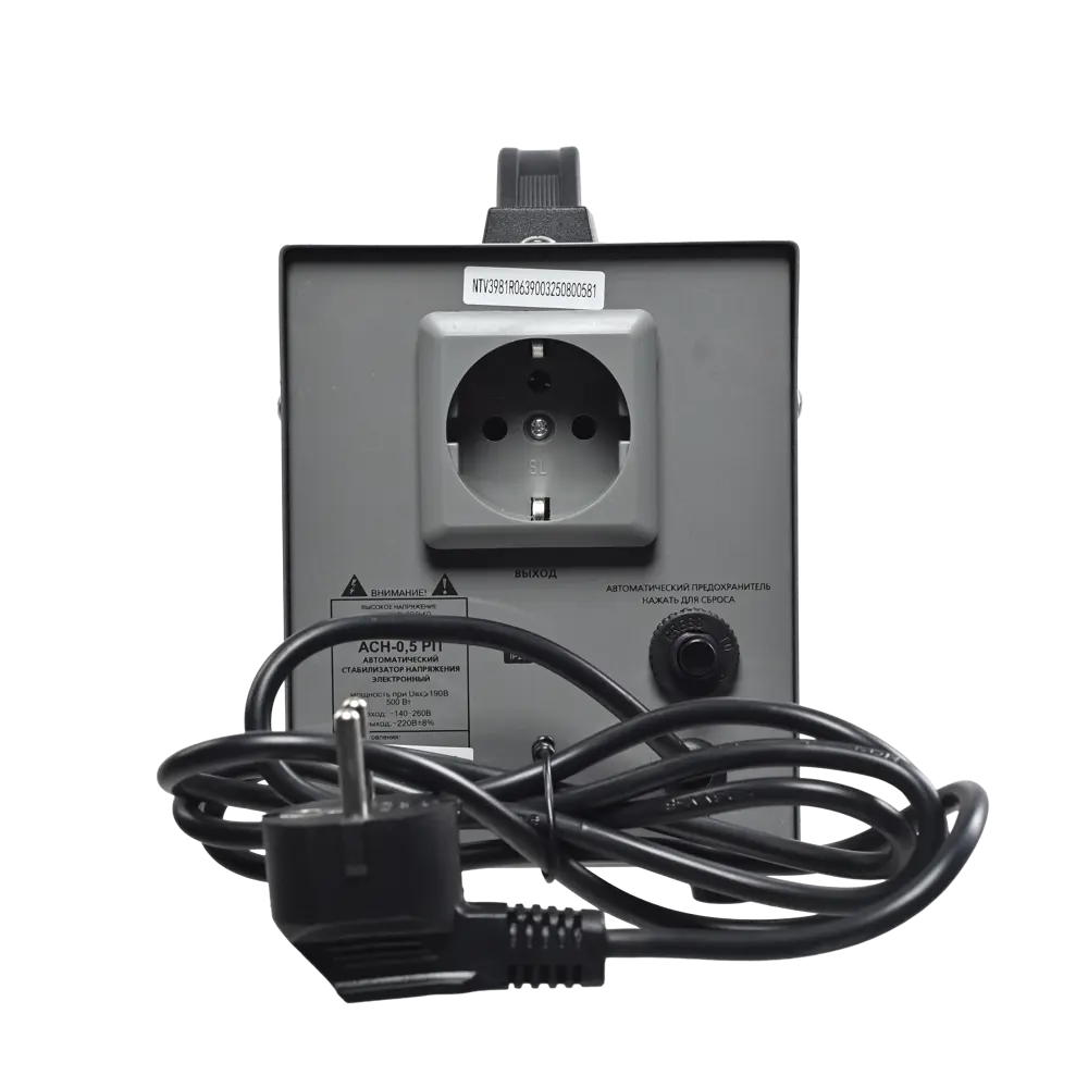 Стабилизатор напряжения Ресанта АСН-0.5 РП 0.5 кВт STLM-2180211 - Вид №13