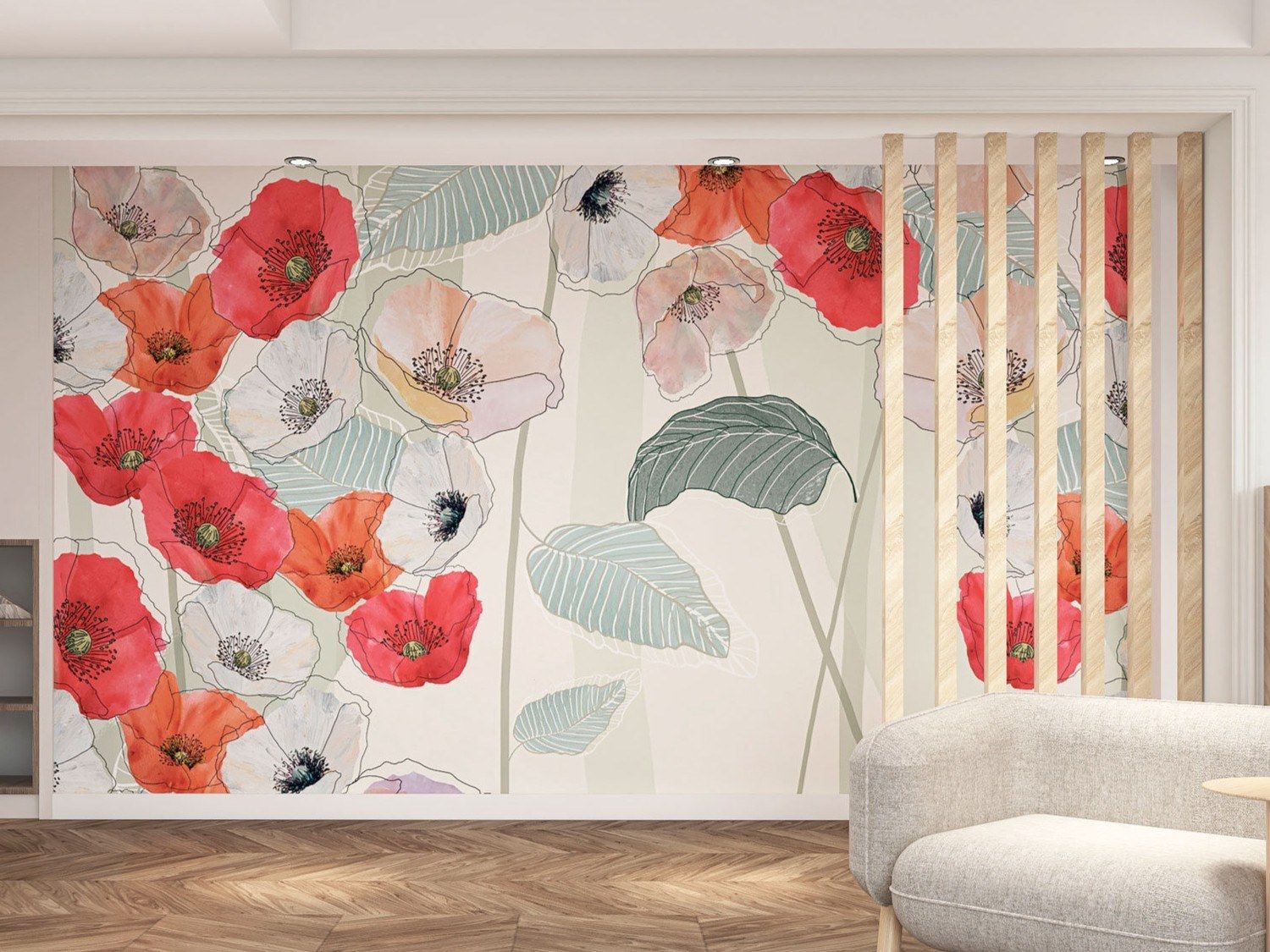 Панорамные обои с цветочными мотивами Rimura 2021 ARCH-00040567