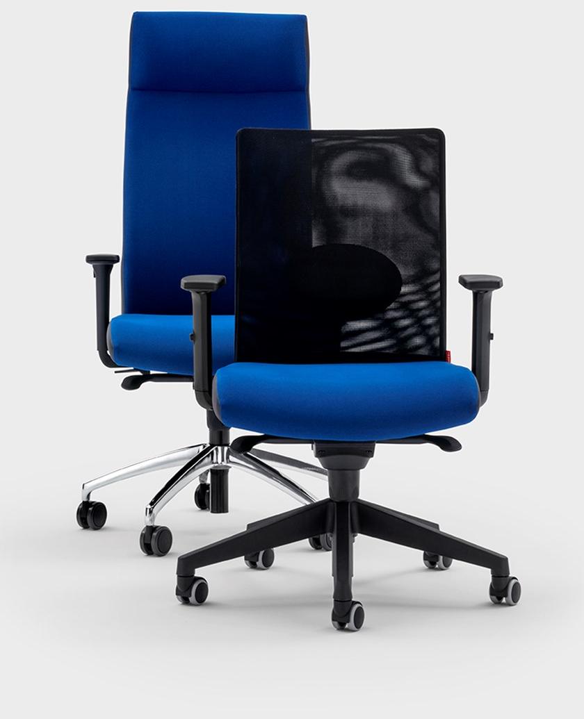 Viganò Откидывающееся кресло руководителя на козелке из ткани Logika sun-id-1451480 - Вид №3