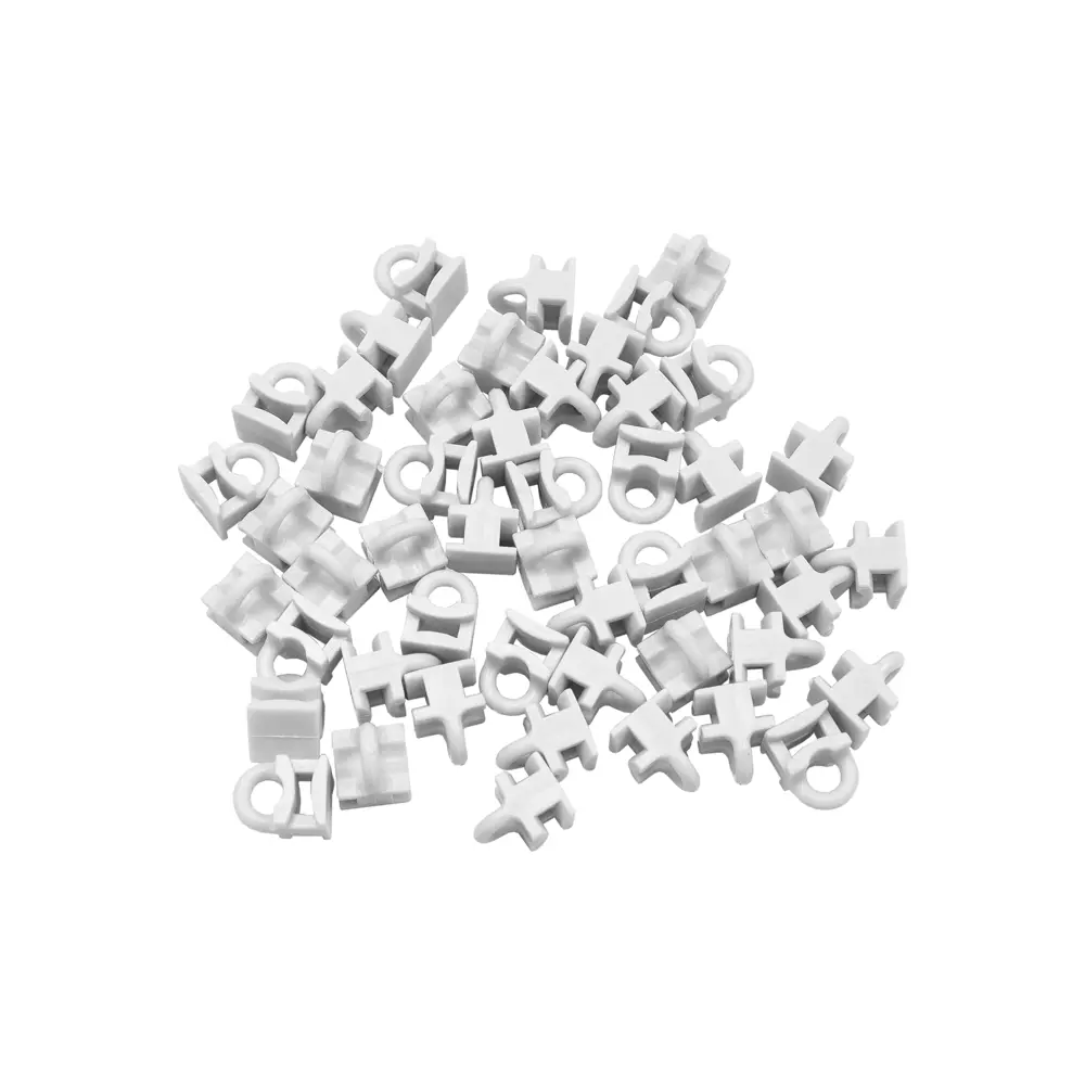 Бегунки Kreaforta Pro для профильных карнизов - 50 шт белые 89433114 Santreyd STLM-1581944 - Вид №1