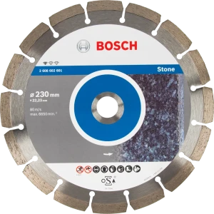Диск алмазный по бетону и кирпичу  Bosch Professional for Stone 2608602601 сегментный 230x22.2x1.8 мм