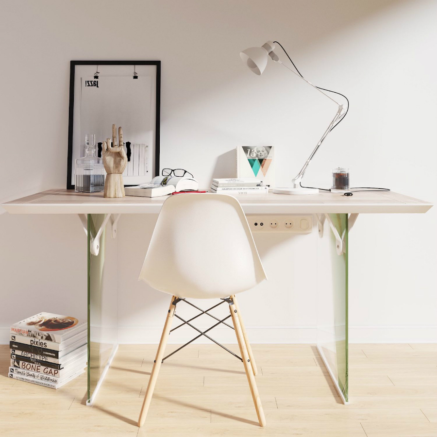 Стол рабочий EcoComb New, белый BraginDesign BR0288Б - Вид №2