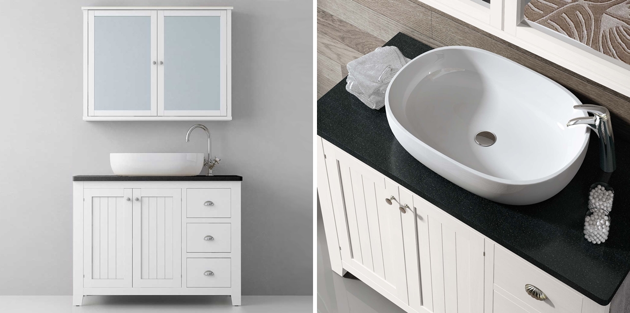 0120418 Накладная раковина под столешницу  овальная Avila Dos  - Вид №1