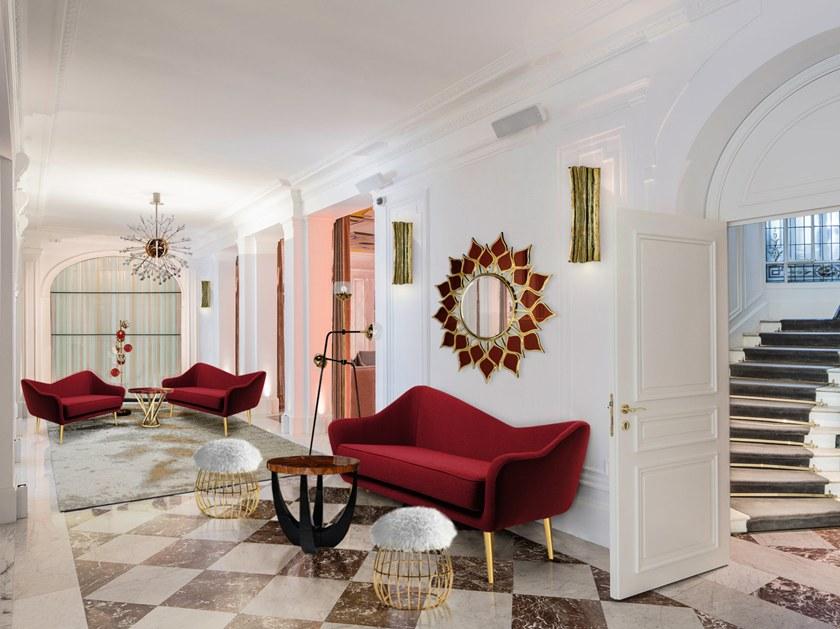 Malabar Круглый журнальный столик из фанерованной древесины для гостиной Nebula sun-id-1385299 - Вид №3