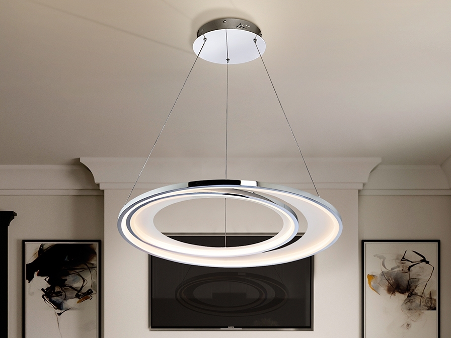 086407 Подвесной светильник 82Ø хром DIM Schuller Laris - Вид №1