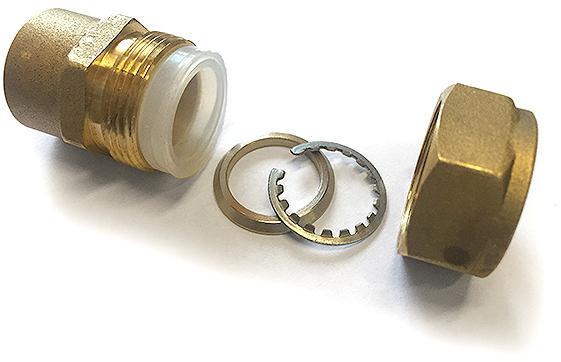 Комплект металлических стопорных колец 1/2, под фитинги Flexible hose Россия kmk1/2 - Вид №1