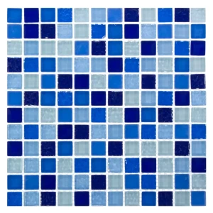 Мозаика Seed Decorative Materialco, LTD микс, 30х30 см , стекло, цвет голубой 12796018 STLM-2073201