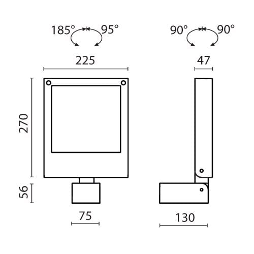 Открытый светодиодный прожектор SIMES ARCH-00126350 - Вид №7