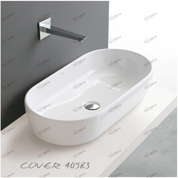 40583 Накладная раковина на столешницу  овальная Althea Ceramica 