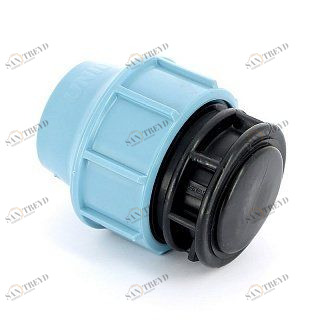 Заглушка 25 обжим для труб ПНД UNIDELTA 1012025000