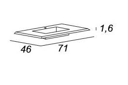 Мебель для ванной CEZARES BELLAGIO 70 White Stone - Вид №5