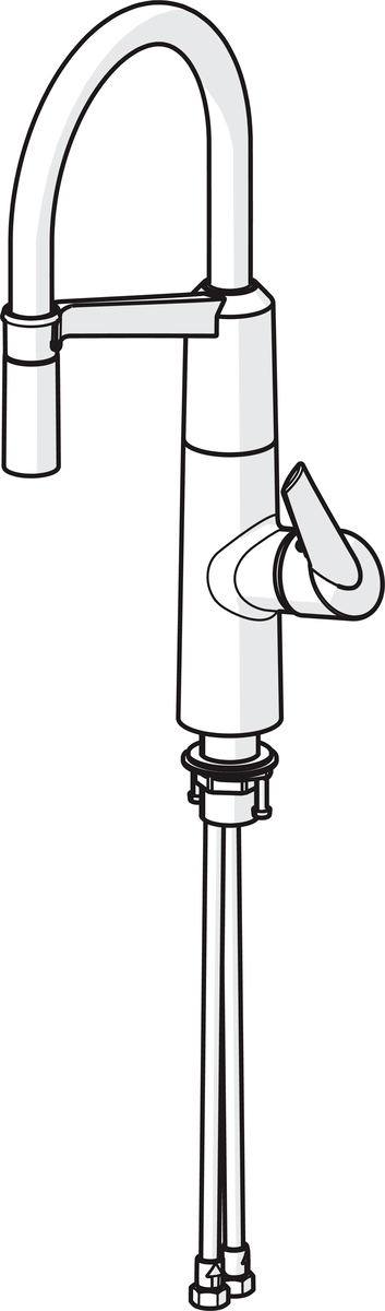 Oras 2738F Смеситель для кухни 2738F Optima Хром  - Вид №2