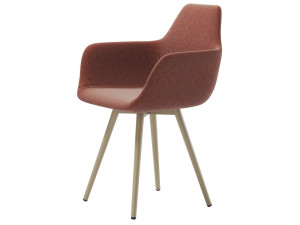 Тканевый стул с подлокотниками