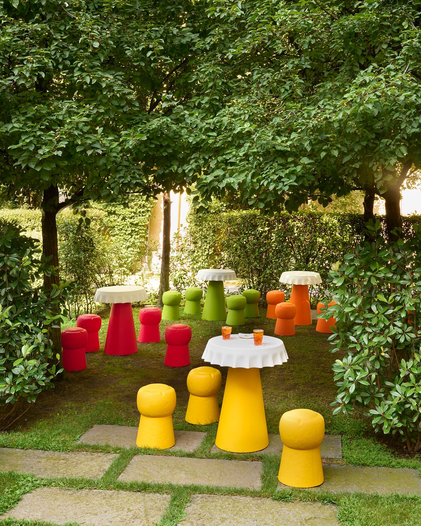 Полиэтиленовый садовый стул SLIDE CIN CIN ARCH-00141542 - Вид №2