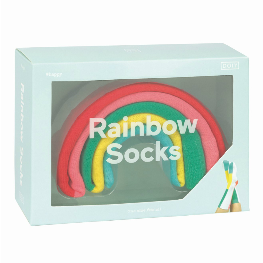 DYRAISOPK Носки rainbow, розовые Doiy  - Вид №3