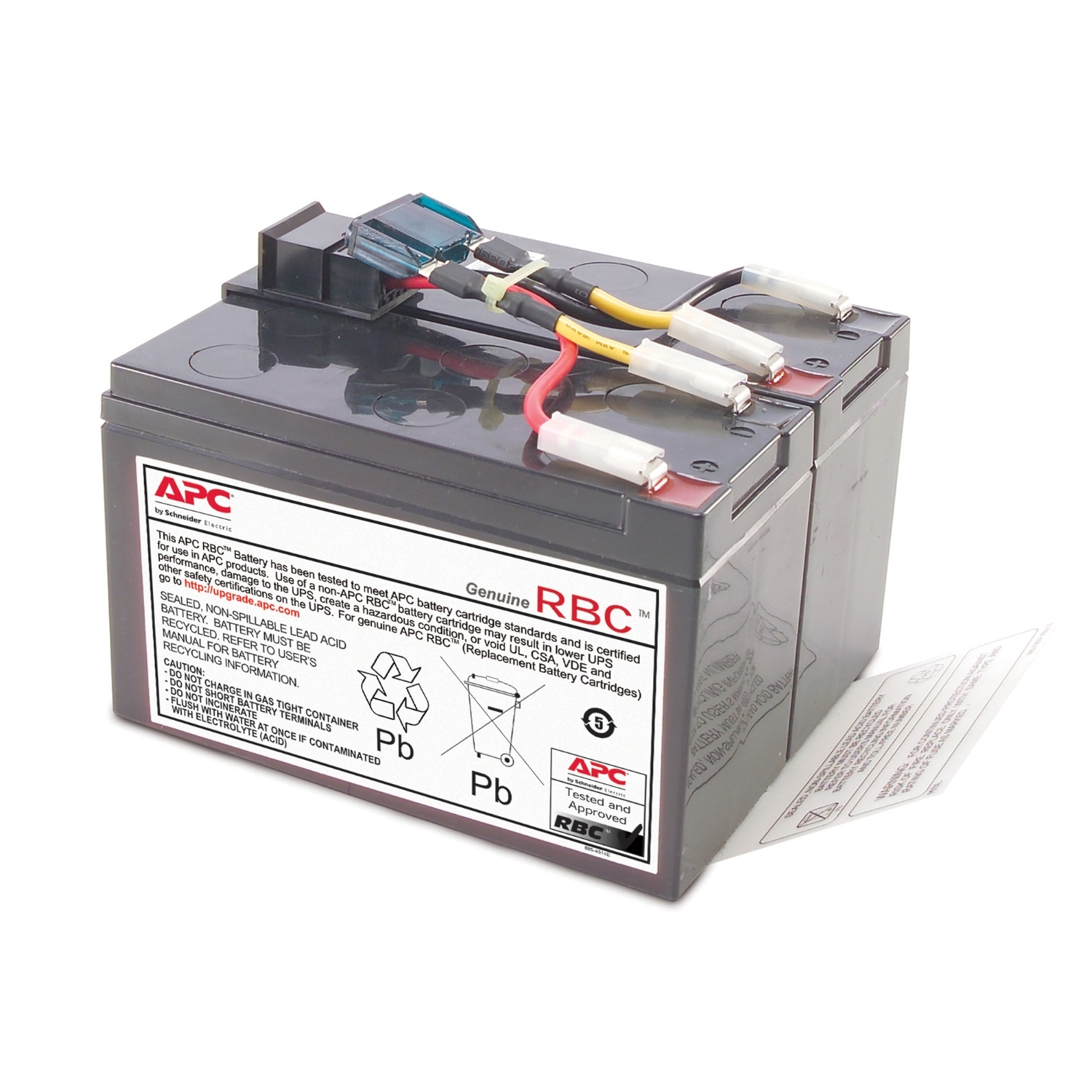RBC48 Сменный батарейный картридж APC №48 со сроком гарантии 2 года Schneider Electric 