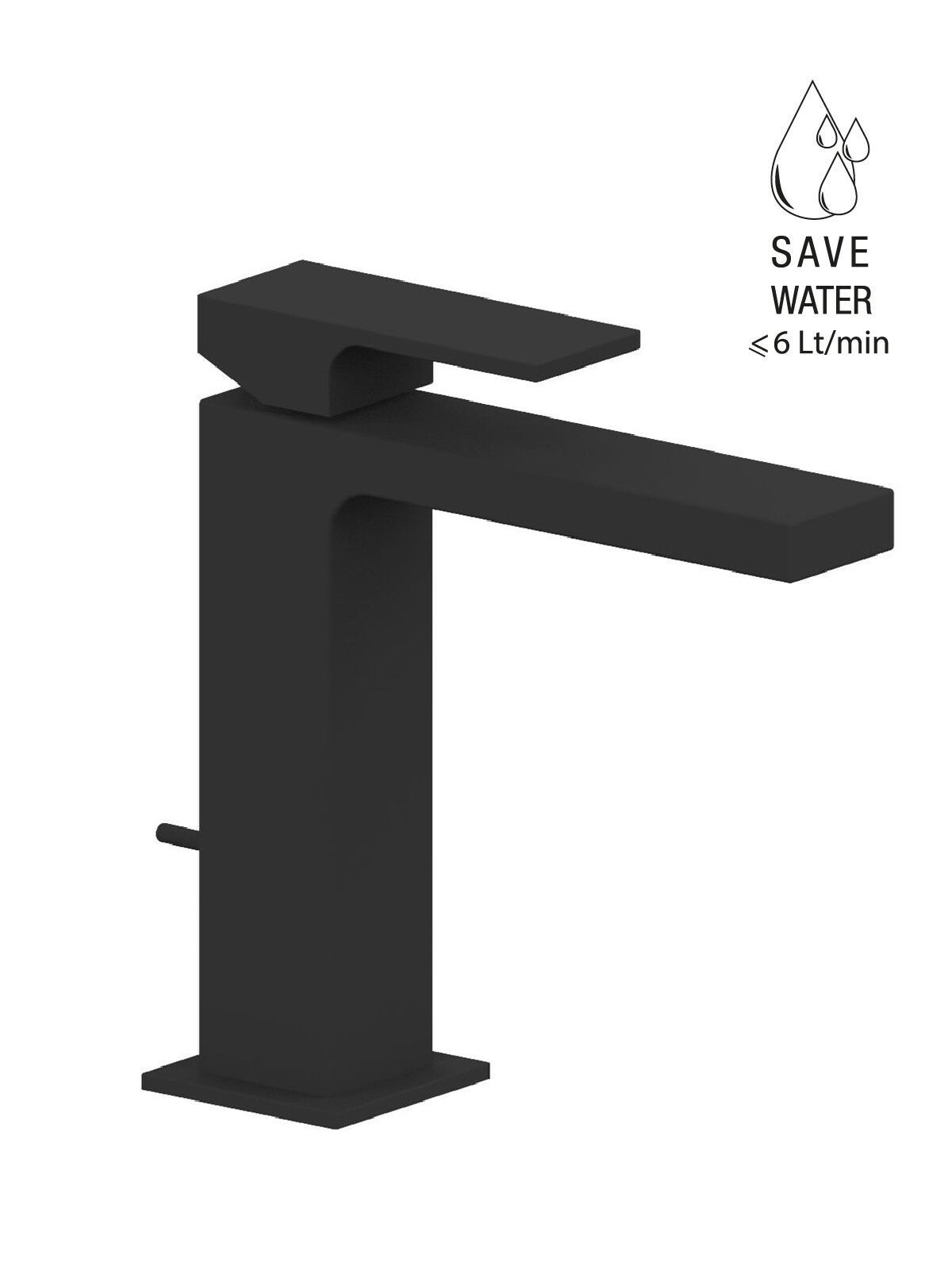 Однорычажный смеситель для раковины с раковиной Rubinetterie Frattini Vita Due ARCH-00058733 - Вид №17