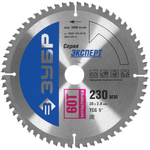 Диск пильный ЗУБР 36907-230-30-60 1264238