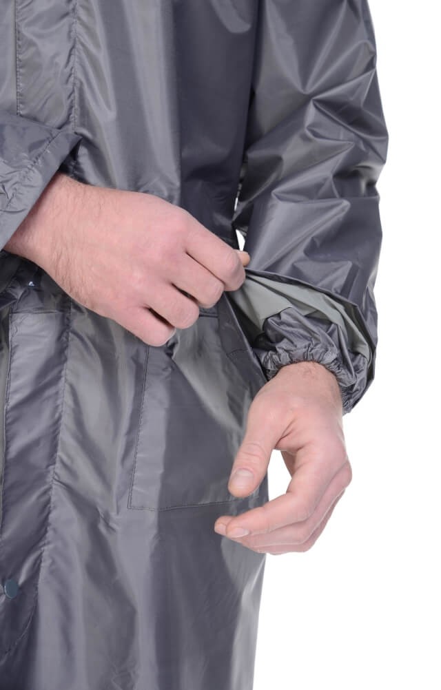 5041806 Плащ Альбатрос влагозащитный ЛАЙТ М серый  Непромокаемая спецодежда  размер XXXXL  - Вид №10