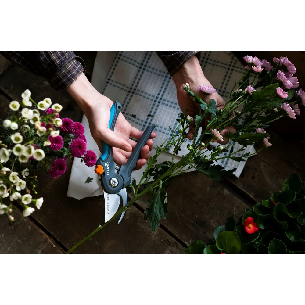 Секатор плоскостной PLANTIC Light L63 для точной обрезки растений 88010956 STLM-0076513 - Вид №4