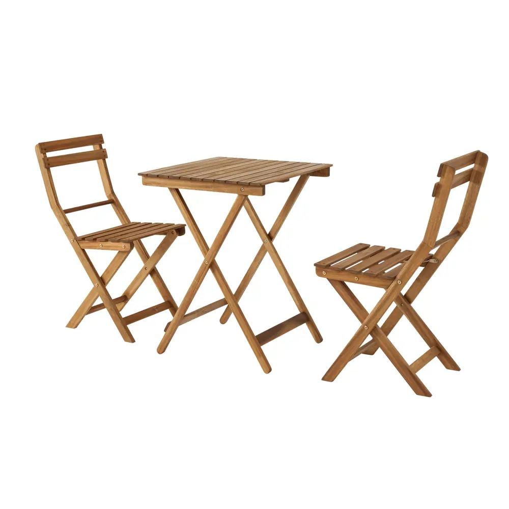 Набор садовой мебели «Порто» компакт, акация, 3 предмета NATERIAL STLM-2075373