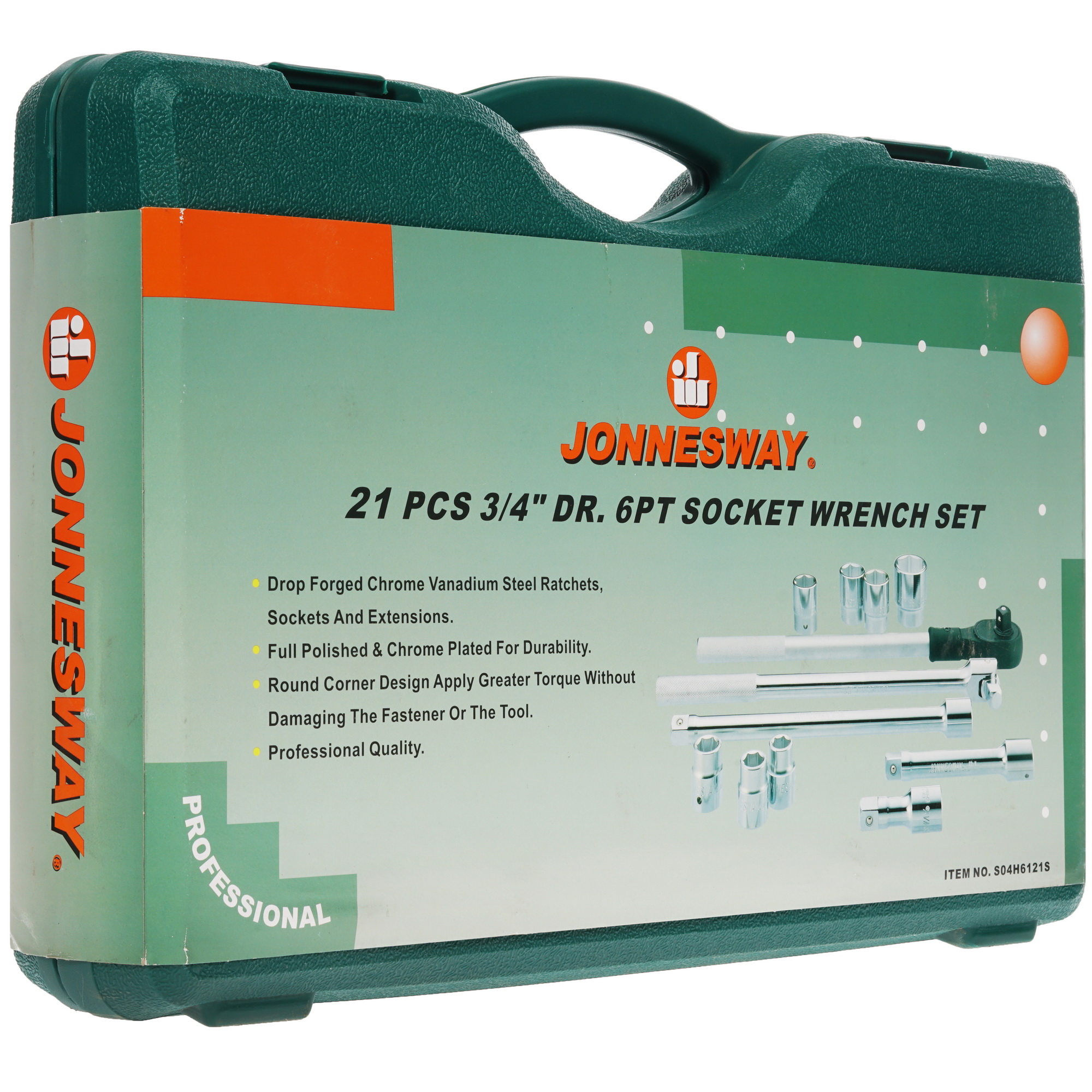 Набор инструментов Jonnesway S04H6121S 1118734 STDN-0046154 - Вид №3