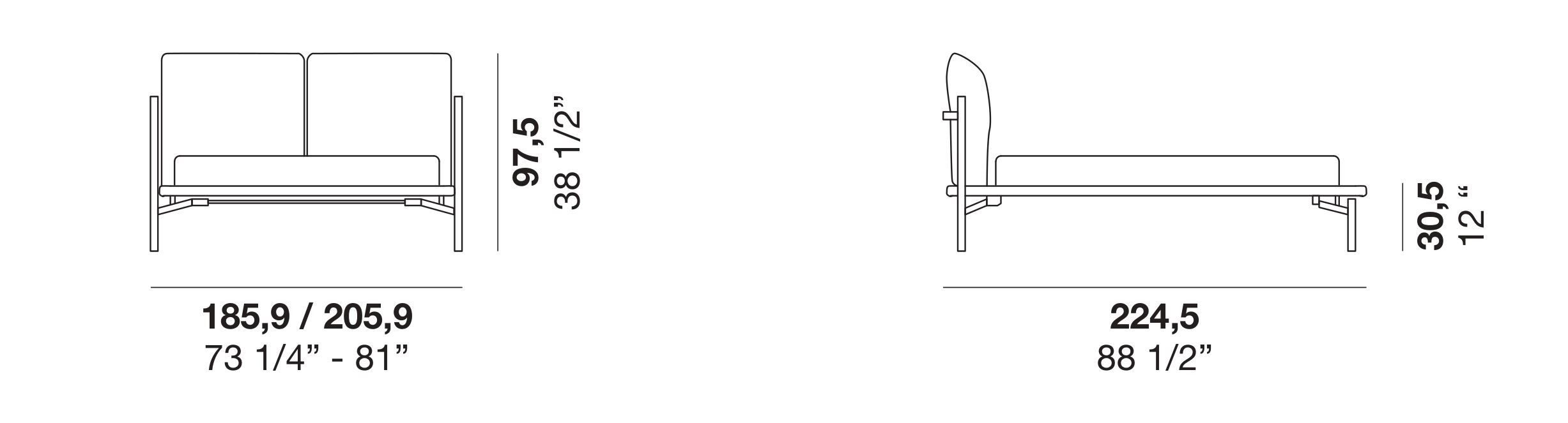 Двуспальная кровать с мягким изголовьем Alf DaFrè ATLAS ARCH-00001956 - Вид №6
