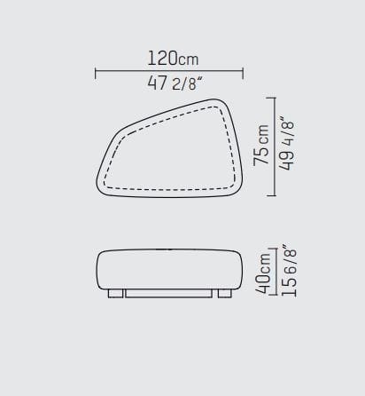 Кожаный пуф Piet Boon Noor ARCH-00079189 - Вид №2
