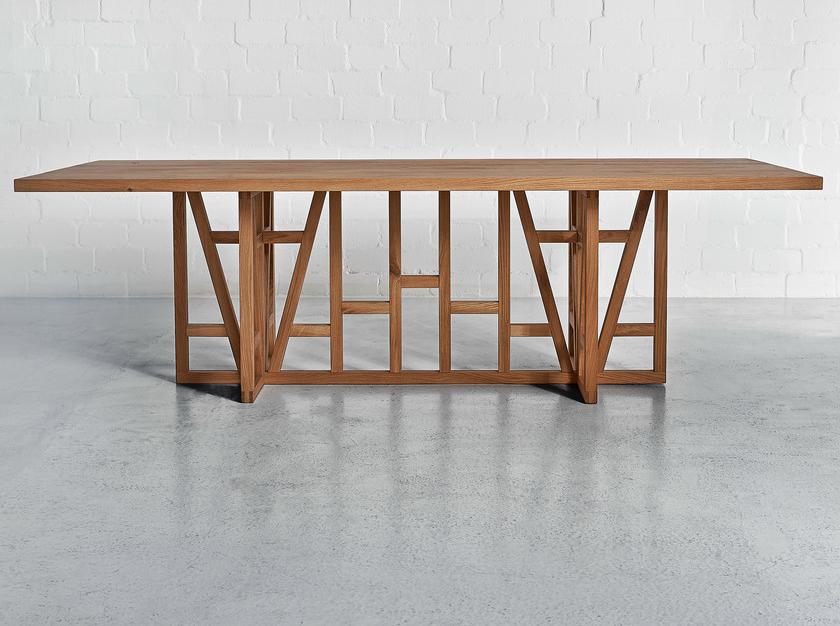 Vitamin Design Прямоугольный стол из массива дерева Fachwerk sun-id-1473135 - Вид №2