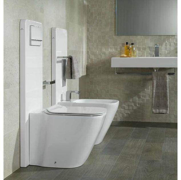 100099987 Приставной унитаз напольный Белый Noken Essence-c Испания - Вид №5