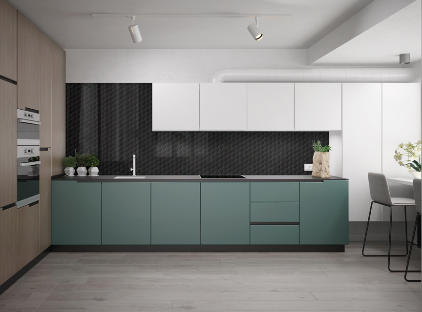 Стеновые панели - Гексагон блэк LIGRON LIST121 2254 - Вид №2