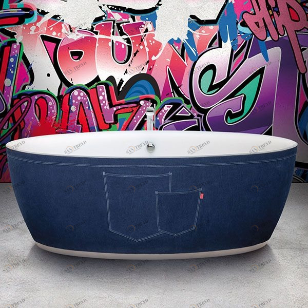 Ванна отдельностоящая Dip Jeans Aquamass Stone One