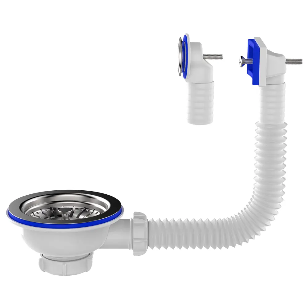 Донный клапан EQUATION для кухонной мойки с системой перелива 89209829 STLM-1380930 - Вид №3