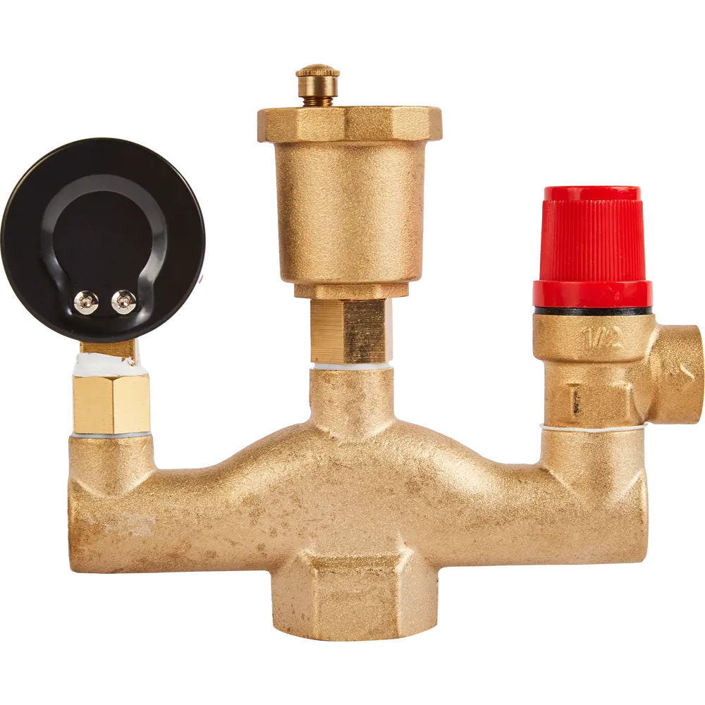 Группа безопасности Santreyd Vaxt для систем отопления с манометром 87503356 STLM-0074180 - Вид №1