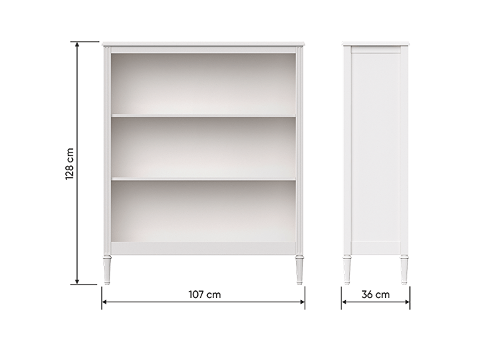Стеллаж открытый белый Elit М ELLIPSE ELLIPSE ELIT 00-3951328 Белый Santreyd  - Вид №3