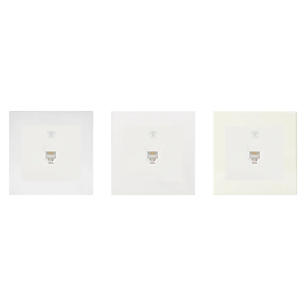 Телефонная розетка встраиваемая Lezard Rain RJ11, цвет бежевый STLM-2193862 - Вид №1