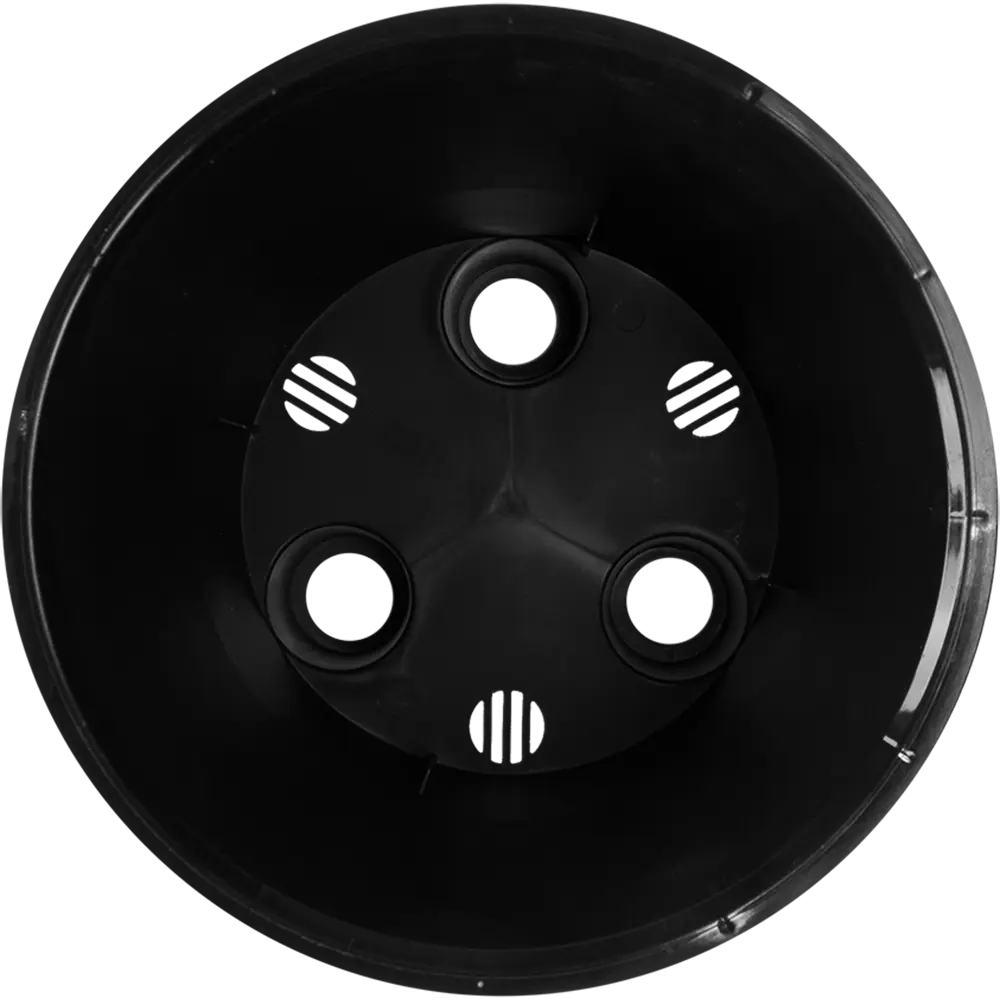 Горшок цветочный Ingreen Фиджи ø16 h14.5 см v1.6 л пластик белый STLM-2004453 - Вид №1