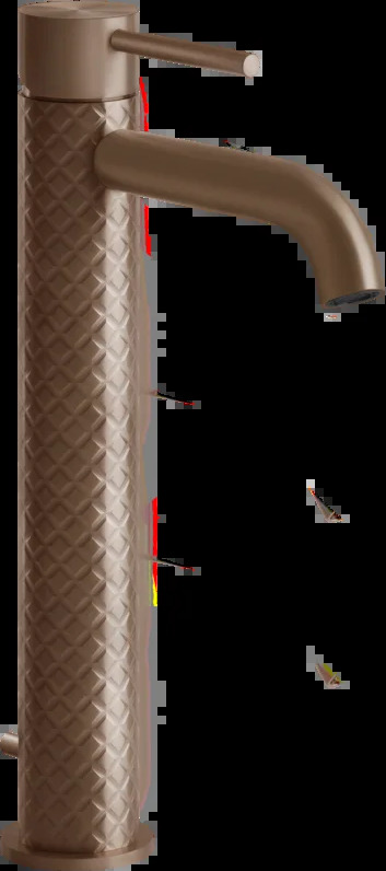 Смеситель для умывальника 54104 708 Gessi Gessi316 МЕДНЫЙ МАТОВЫЙ PVD