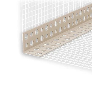 Угол штукатурный ПВХ с сеткой 150x3000 мм